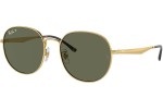 Okulary przeciwsłoneczne Ray-Ban RB3727D 001/9A Polarized Okrągłe Złote