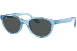 Okulary przeciwsłoneczne Ray-Ban Junior RJ9080S 716887 Okrągłe Niebieskie