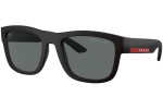 Okulary przeciwsłoneczne Prada Linea Rossa PS01ZS DG002G Polarized Kwadratowe Czarne