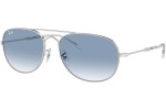 Okulary przeciwsłoneczne Ray-Ban RB3735 003/3F Pilotki (Aviator) Srebrne