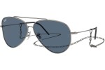 Okulary przeciwsłoneczne Ray-Ban Aviator Reverse RBR0101S 004/3A Pilotki (Aviator) Srebrne