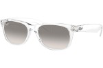 Okulary przeciwsłoneczne Ray-Ban New Wayfarer RB2132 677432 Kwadratowe Przezroczyste