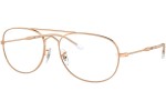 Okulary korekcyjne Ray-Ban Bain Bridge RX3735V 3094 Pilotki (Aviator) Złote