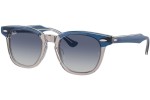 Okulary przeciwsłoneczne Ray-Ban Junior RJ9098S 71554L Kwadratowe Szare