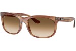 Okulary przeciwsłoneczne Ray-Ban RB2389 140351 Prostokątne Brązowe