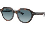 Okulary przeciwsłoneczne Ray-Ban Gina RB4399 14133M Kwadratowe Havana