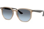 Okulary przeciwsłoneczne Ray-Ban RB4306 6788V1 Kwadratowe Beżowe