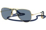 Okulary przeciwsłoneczne Ray-Ban Junior Aviator Junior RJ9506S 223/1U Pilotki (Aviator) Złote