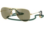 Okulary przeciwsłoneczne Ray-Ban Junior Aviator Junior RJ9506S 223/6R Pilotki (Aviator) Złote