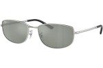 Okulary przeciwsłoneczne Ray-Ban RB3732 003/40 Nieregularny Srebrne