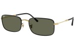 Okulary przeciwsłoneczne Ray-Ban RB3746 927158 Polarized Prostokątne Złote