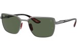 Okulary przeciwsłoneczne Ray-Ban RB3743M F09971 Kwadratowe Szare