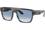 Okulary przeciwsłoneczne Ray-Ban Drifter RB0360S 14043F Kwadratowe Szare