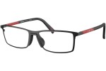 Okulary korekcyjne Prada Linea Rossa PS53QV 1BO1O1 Prostokątne Czarne