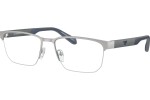 Okulary korekcyjne Emporio Armani EA1162 3045 Prostokątne Srebrne