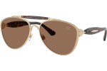 Okulary przeciwsłoneczne Burberry BE3160 110973 Pilotki (Aviator) Złote