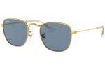 Okulary przeciwsłoneczne Ray-Ban Junior Junior Frank RJ9557S 286/2V Polarized Kwadratowe Złote