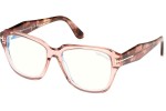 Okulary korekcyjne Tom Ford FT5988-B 072 Kwadratowe Różowe