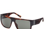 Okulary przeciwsłoneczne Guess GU00165 52N Kwadratowe Havana