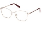 Okulary korekcyjne Guess GU50170 033 Kocie oczy Złote