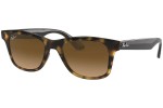 Okulary przeciwsłoneczne Ray-Ban RB4640 710/M2 Polarized Kwadratowe Havana