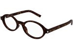 Okulary korekcyjne Saint Laurent SL751JEANNEOPT 002 Owalne Havana