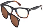 Okulary korekcyjne Tom Ford FT5970-B 005 Kwadratowe Czarne