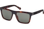 Okulary przeciwsłoneczne Guess GU00166 52N Kwadratowe Havana