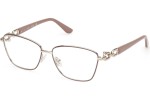 Okulary korekcyjne Guess GU50179 058 Kwadratowe Beżowe