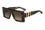 Okulary przeciwsłoneczne Dsquared2 D20169/S 086/HA Kwadratowe Havana