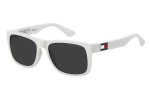 Okulary przeciwsłoneczne Tommy Hilfiger TH1556/N/S 6HT/IR Kwadratowe Białe