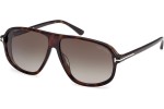 Okulary przeciwsłoneczne Tom Ford Guillaume FT1208 52K Pilotki (Aviator) Havana