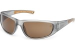 Okulary przeciwsłoneczne Timberland TB00033 20H Polarized Kocie oczy Szare