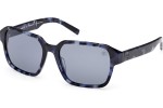 Okulary przeciwsłoneczne Timberland TB00043 56D Polarized Kwadratowe Niebieskie