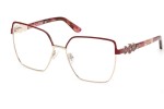 Okulary korekcyjne Guess GU50229 067 Kocie oczy Czerwone