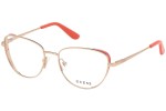 Okulary korekcyjne Guess GU2701 028 Kocie oczy Złote