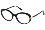 Okulary korekcyjne Tom Ford FT5675-B 001 Owalne Czarne