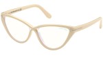 Okulary korekcyjne Tom Ford FT5729-B 025 Kocie oczy Białe