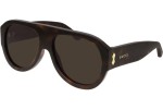 Okulary przeciwsłoneczne Gucci GG0668S 002 Pilotki (Aviator) Havana