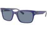 Okulary przeciwsłoneczne Ray-Ban Jeffrey RB2190 131962 Kwadratowe Niebieskie