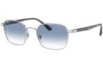 Okulary przeciwsłoneczne Ray-Ban RB3664 003/19 Kwadratowe Srebrne