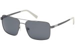 Okulary przeciwsłoneczne Timberland TB9187 09D Polarized Pilotki (Aviator) Szare