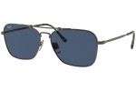 Okulary przeciwsłoneczne Ray-Ban Titanium Titanium Collection RB8136 9138T0 Kwadratowe Brązowe