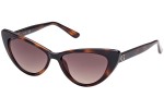 Okulary przeciwsłoneczne Guess GU7830 52F Kocie oczy Havana