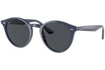 Okulary przeciwsłoneczne Ray-Ban RB2180 657687 Okrągłe Niebieskie