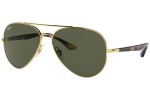 Okulary przeciwsłoneczne Ray-Ban RB3675 001/31 Pilotki (Aviator) Złote