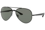 Okulary przeciwsłoneczne Ray-Ban RB3675 002/58 Polarized Pilotki (Aviator) Czarne