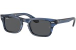 Okulary przeciwsłoneczne Ray-Ban Junior Burbank Jr RJ9083S 707287 Prostokątne Niebieskie