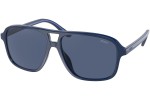 Okulary przeciwsłoneczne Polo Ralph Lauren PH4177U 562080 Pilotki (Aviator) Niebieskie